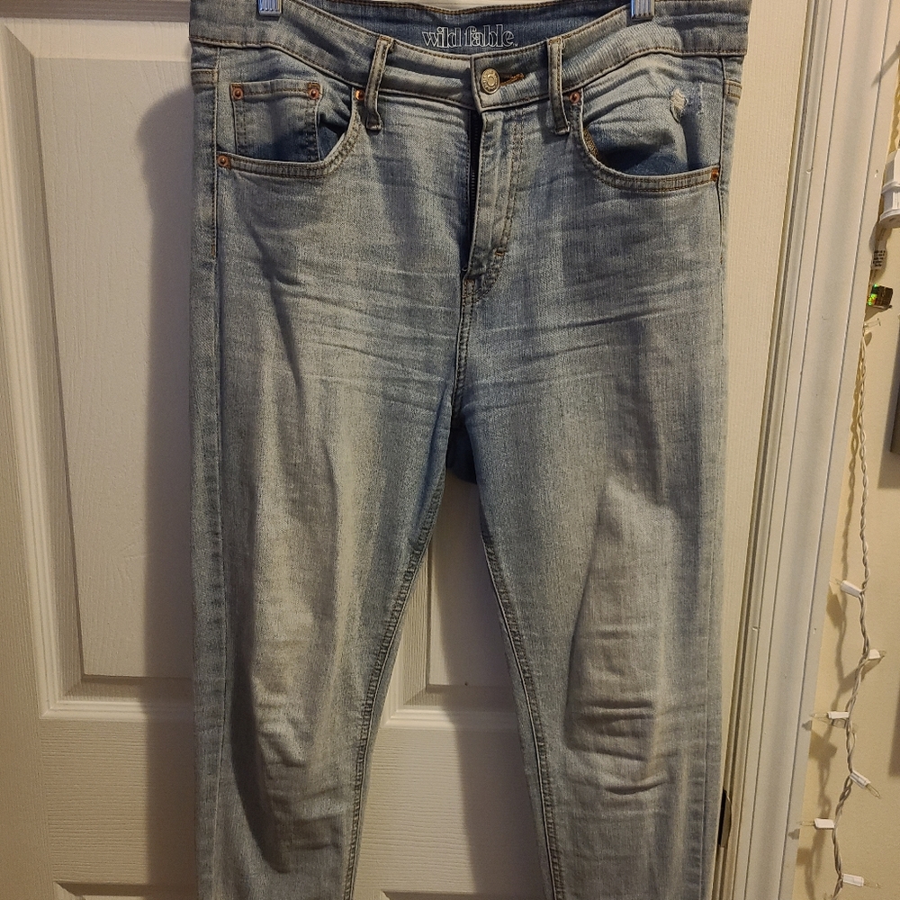 Target brand light blue jeans